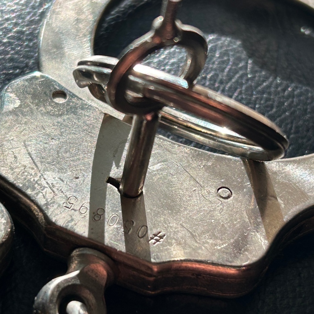 Vintage Law Enforcement Handcuffs - Picture 6 of 11